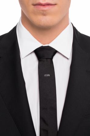 Embroidered lettering tie, zdjęcie 2 Embroidered lettering tie od Dsquared2